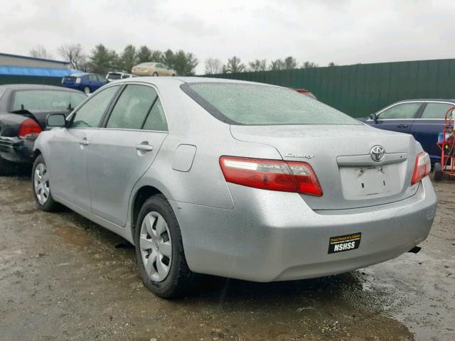 4T1BE46K37U094349 - 2007 TOYOTA CAMRY NEW SILVER photo 3