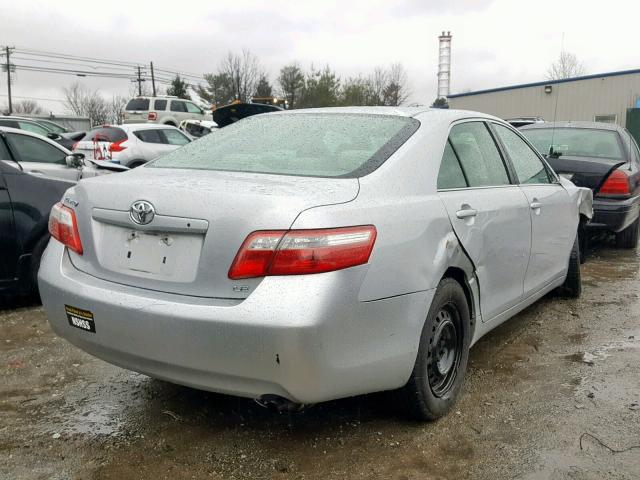 4T1BE46K37U094349 - 2007 TOYOTA CAMRY NEW SILVER photo 4