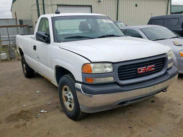 1GTEK14V81E202648 - 2001 GMC NEW SIERRA WHITE photo 1