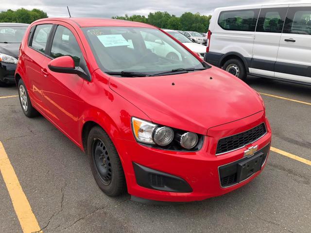 1G1JA6SG8F4201704 - 2015 CHEVROLET SONIC LS RED photo 1