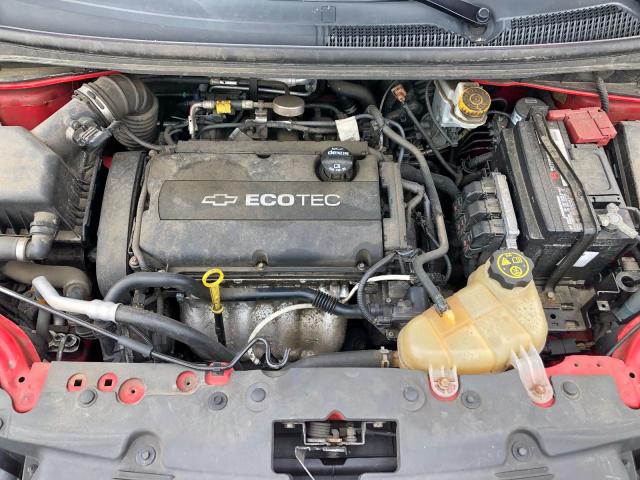 1G1JA6SG8F4201704 - 2015 CHEVROLET SONIC LS RED photo 10