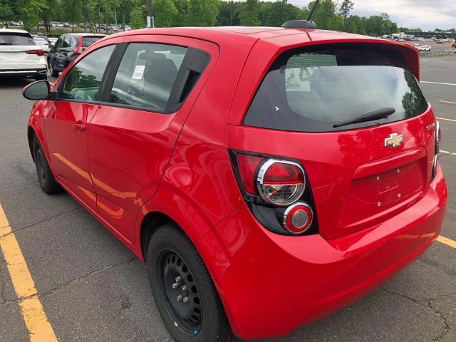 1G1JA6SG8F4201704 - 2015 CHEVROLET SONIC LS RED photo 3