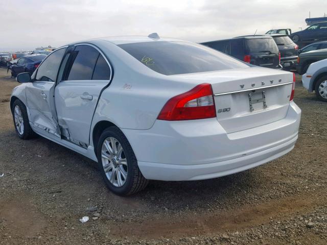 YV1AS982591101755 - 2009 VOLVO S80 3.2 WHITE photo 3