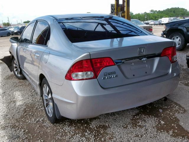 2HGFA1F94AH314901 - 2010 HONDA CIVIC EXL SILVER photo 3