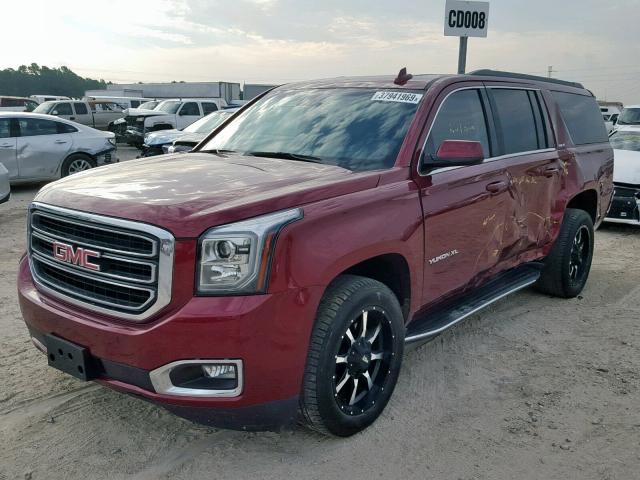 1GKS1GKCXHR339513 - 2017 GMC YUKON XL C MAROON photo 2