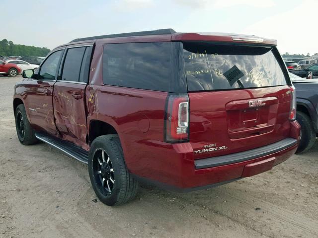 1GKS1GKCXHR339513 - 2017 GMC YUKON XL C MAROON photo 3