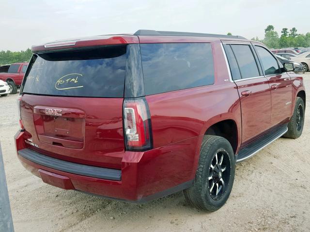 1GKS1GKCXHR339513 - 2017 GMC YUKON XL C MAROON photo 4