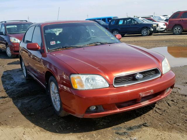 4S3BE625846204893 - 2004 SUBARU LEGACY L S RED photo 1