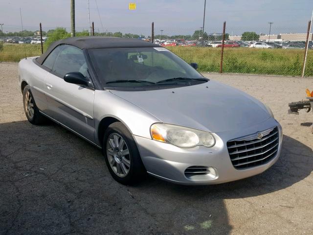 1C3EL75R36N282809 - 2006 CHRYSLER SEBRING GT SILVER photo 1