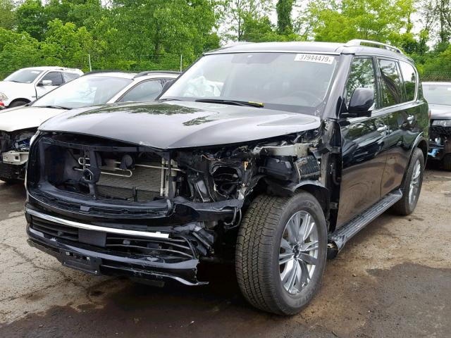 JN8AZ2NE3J9190873 - 2018 INFINITI QX80 BASE BLACK photo 2