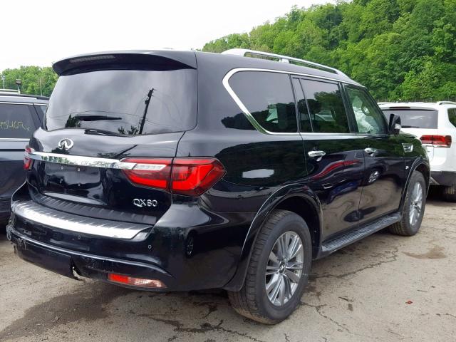 JN8AZ2NE3J9190873 - 2018 INFINITI QX80 BASE BLACK photo 4