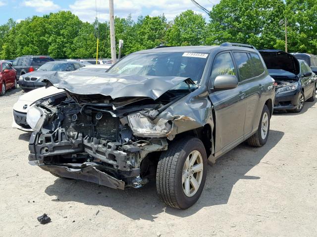 5TDBK3EH6AS039046 - 2010 TOYOTA HIGHLANDER GREEN photo 2