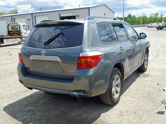 5TDBK3EH6AS039046 - 2010 TOYOTA HIGHLANDER GREEN photo 4