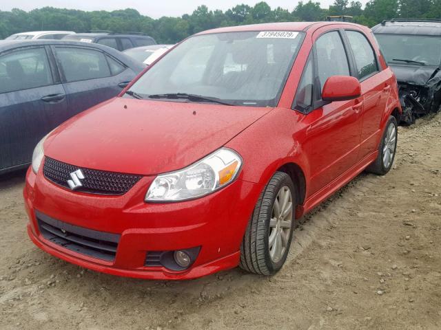 JS2YA5A53C6300100 - 2012 SUZUKI SX4 RED photo 2