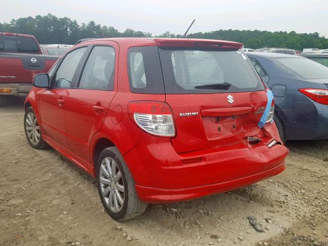 JS2YA5A53C6300100 - 2012 SUZUKI SX4 RED photo 3