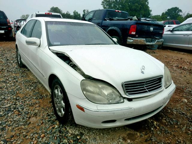 WDBNG75J62A293717 - 2002 MERCEDES-BENZ S 500 WHITE photo 1