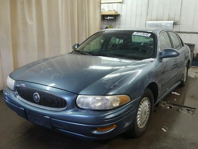 1G4HP54K914214000 - 2001 BUICK LESABRE CU BLUE photo 2