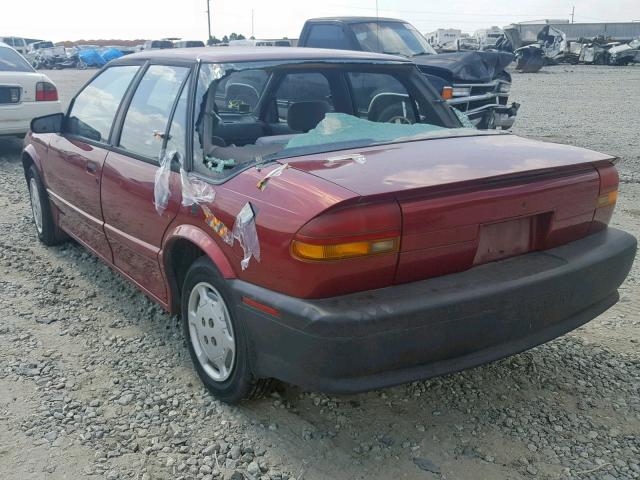 1G8ZG5592RZ218094 - 1994 SATURN SL1 RED photo 3