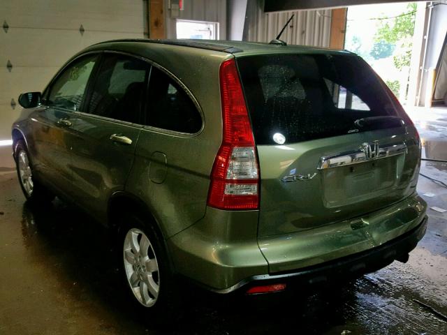 JHLRE48767C051841 - 2007 HONDA CR-V EXL GREEN photo 3