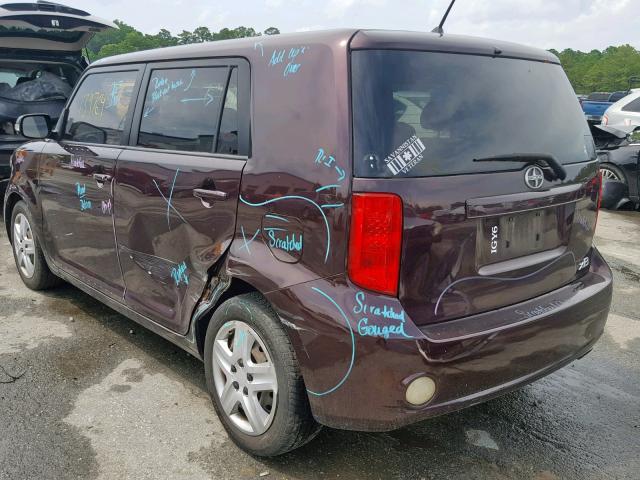 JTLKE50E391061969 - 2009 TOYOTA SCION XB 紫色 照片 3