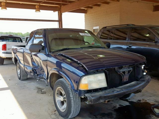 1GTCS19WX28244263 - 2002 GMC SONOMA BLUE photo 1