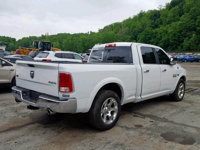 1C6RR7VT8JS162612 - 2018 RAM 1500 LARAM WHITE photo 4