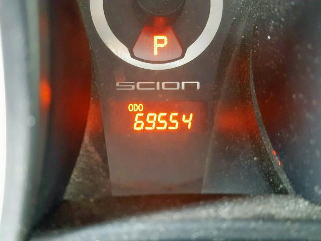 JTKJF5C76C3036733 - 2012 TOYOTA SCION TC ნაცრისფერი ფოტო 8