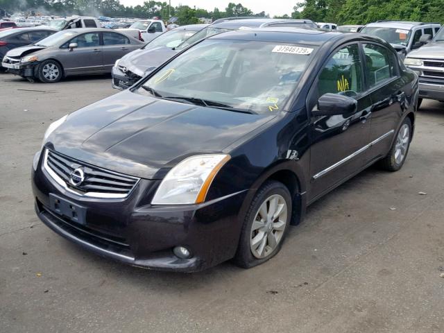 3N1AB6AP1CL626387 - 2012 NISSAN SENTRA 2.0 BLACK photo 2