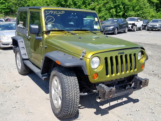 1J4FA54168L511997 - 2008 JEEP WRANGLER S GREEN photo 1