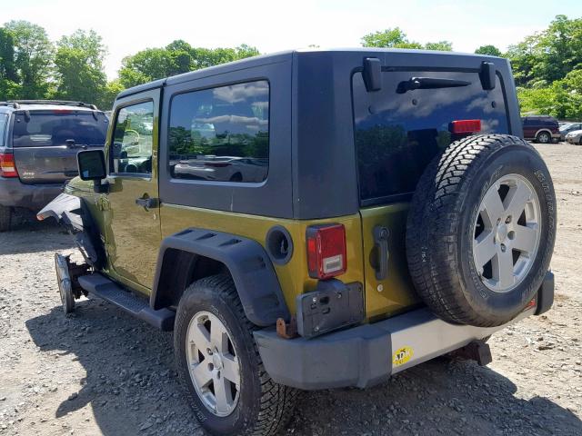 1J4FA54168L511997 - 2008 JEEP WRANGLER S GREEN photo 3