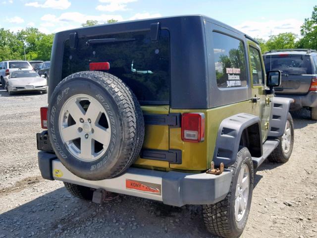 1J4FA54168L511997 - 2008 JEEP WRANGLER S GREEN photo 4