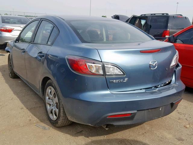 JM1BL1SFXA1273420 - 2010 MAZDA 3 I BLUE photo 3