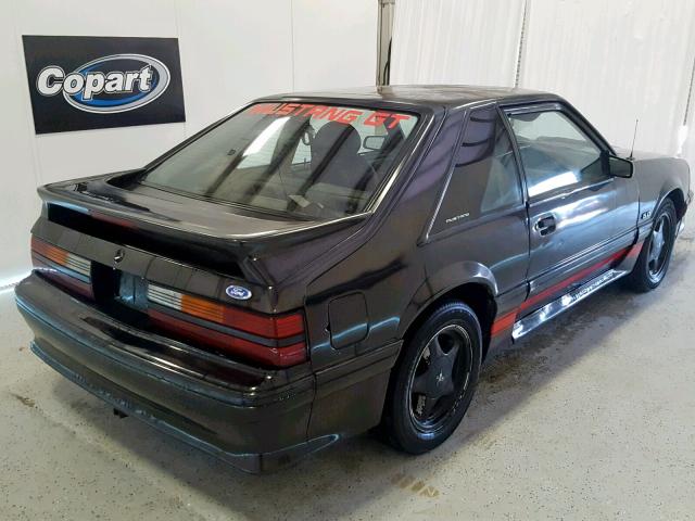 1FACP42EXLF116127 - 1990 FORD MUSTANG GT BLACK photo 4