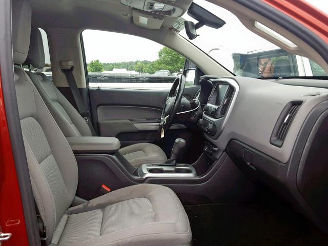 1GCGSCE39G1363513 - 2016 CHEVROLET COLORADO L RED photo 5