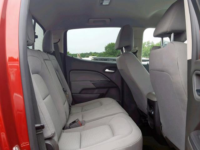 1GCGSCE39G1363513 - 2016 CHEVROLET COLORADO L RED photo 6