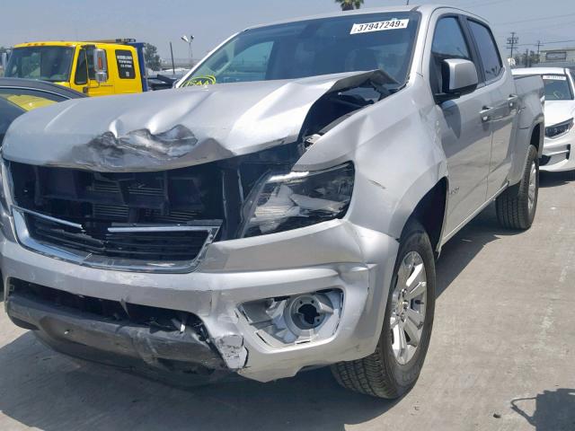 1GCGSCEN8J1114595 - 2018 CHEVROLET COLORADO L SILVER photo 2