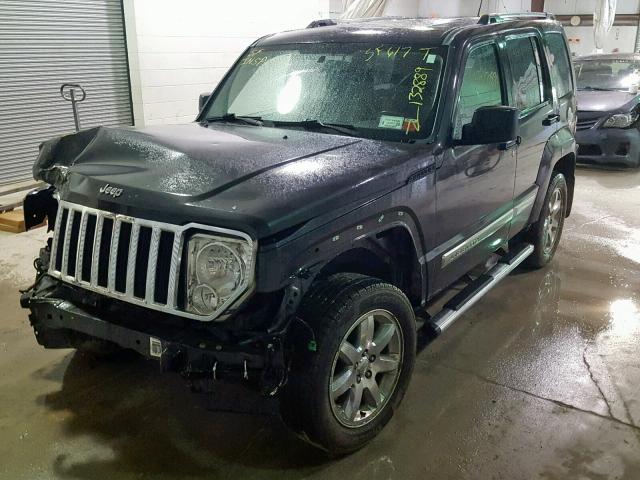 1J4PN5GK5AW160470 - 2010 JEEP LIBERTY LI GRAY photo 2