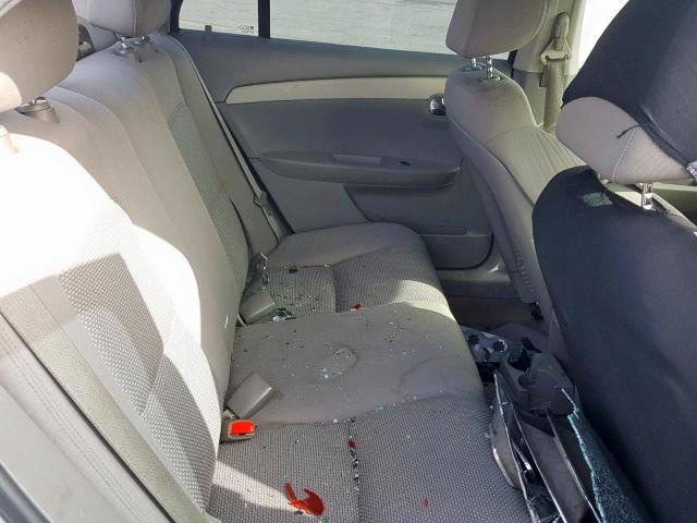 1G1ZC5EB8AF229720 - 2010 CHEVROLET MALIBU 1LT SILVER photo 6