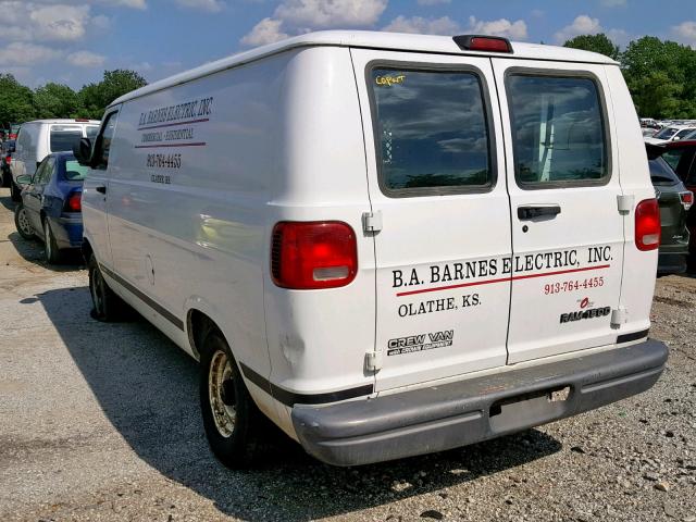 2B4HB11Y0YK152097 - 2000 DODGE RAM VAN B1 WHITE photo 3