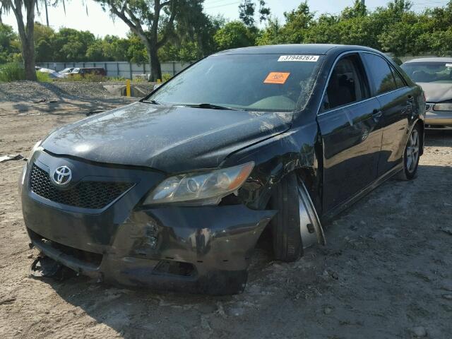 4T1BE46K47U113121 - 2007 TOYOTA CAMRY NEW BLACK photo 2