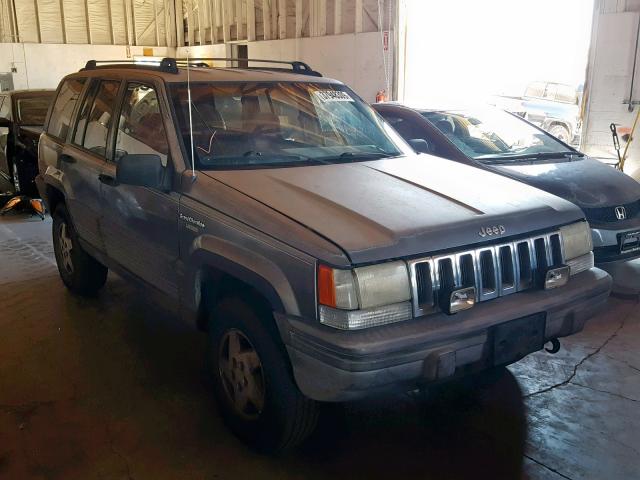 1J4GZ58S9PC543146 - 1993 JEEP GRAND CHER GRAY photo 1