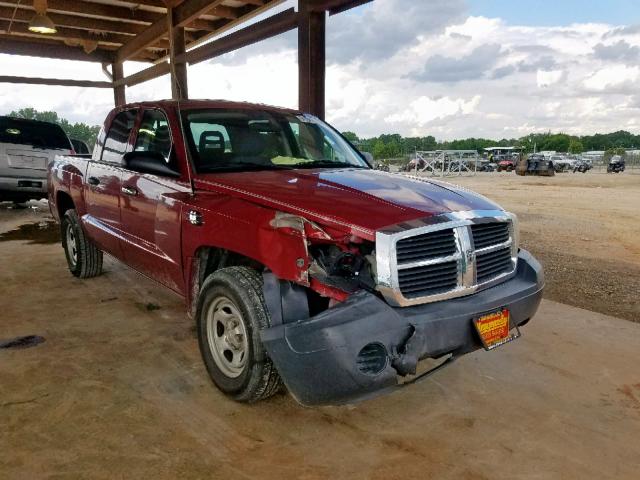 1D7HE28K86S518351 - 2006 DODGE DAKOTA QUA RED photo 1