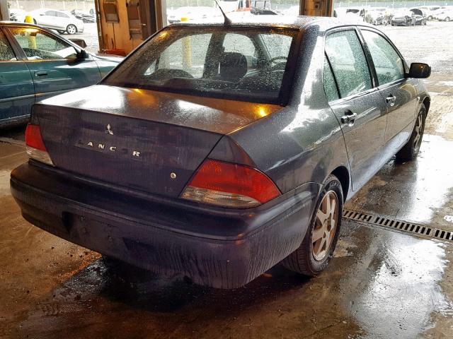 JA3AJ36E22U074519 - 2002 MITSUBISHI LANCER LS CHARCOAL photo 4