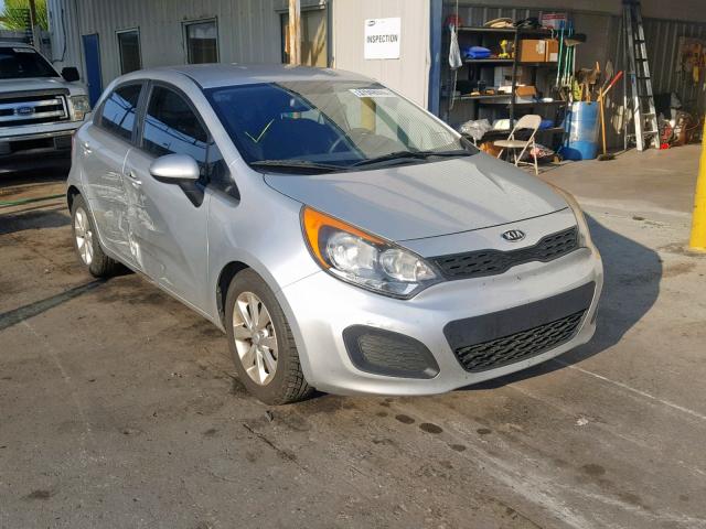 KNADM5A35C6022229 - 2012 KIA RIO LX SILVER photo 1