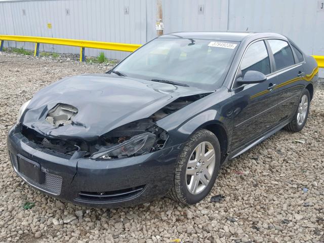 2G1WB5E37E1106437 - 2014 CHEVROLET IMPALA LIM GRAY photo 2