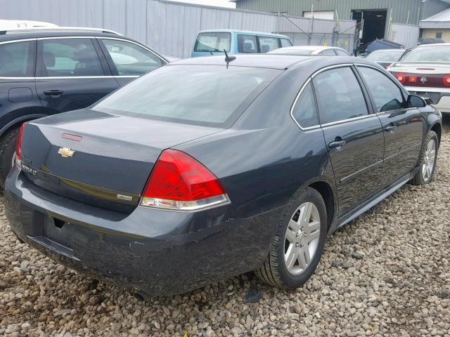 2G1WB5E37E1106437 - 2014 CHEVROLET IMPALA LIM GRAY photo 4