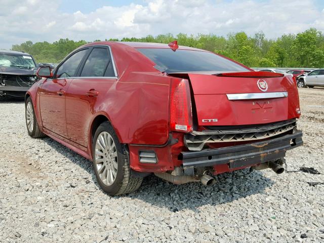 1G6DJ5EV3A0120573 - 2010 CADILLAC CTS PERFOR RED photo 3