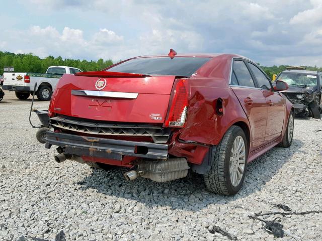 1G6DJ5EV3A0120573 - 2010 CADILLAC CTS PERFOR RED photo 4