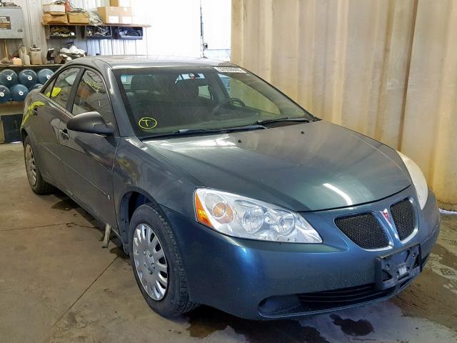 1G2ZF55B364228674 - 2006 PONTIAC G6 SE BLUE photo 1