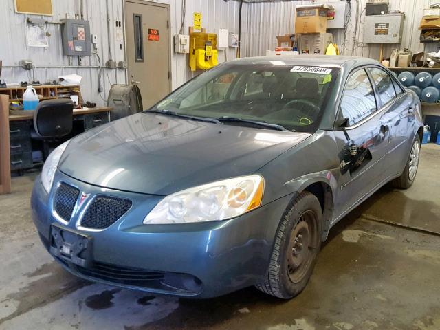 1G2ZF55B364228674 - 2006 PONTIAC G6 SE BLUE photo 2